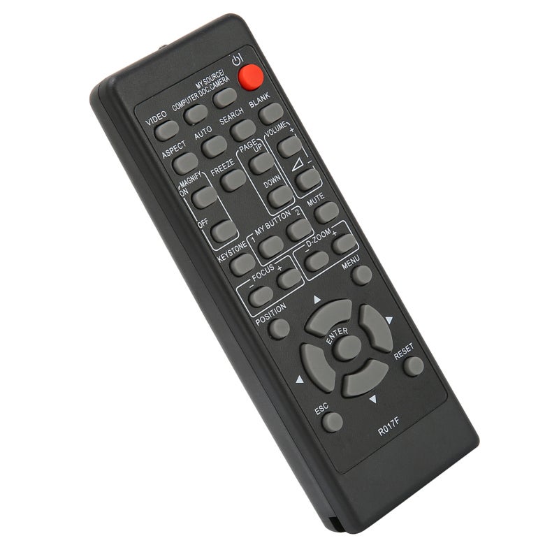 جهاز تحكم عن بعد بديل لبروجيكتور هيتاشي R017F CP-X2520 CP-X253 CP-X254 - ريموت بديل مخصص مع أزرار وصول كاملة - جهاز تحكم عن بعد محمول كإكسسوار للبروجيكتور - Image 5