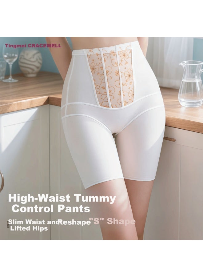 Gracewell High-waist Tummy Control Lifting Safety Shorts Seamless Antibacterial 3-in-1 Anti-exposure Non-chafing Underwear - Image 1