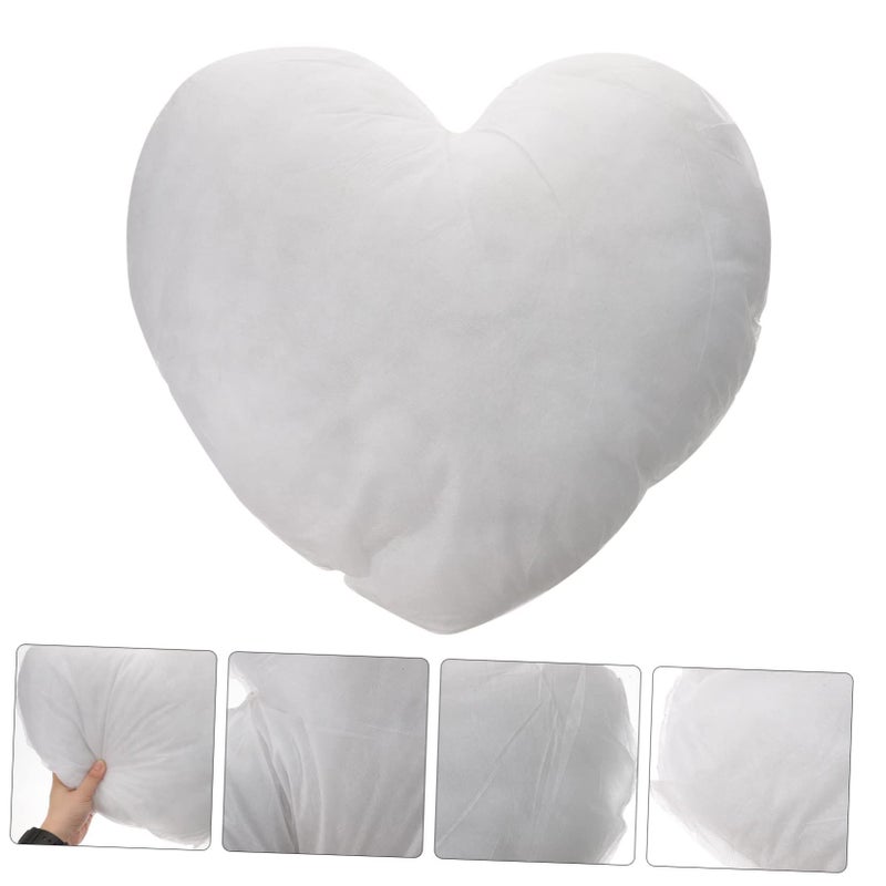 Heart Shaped Pillow Insert Decorative Throw Cushion Filler Soft Lightweight for Home Decor - Image 3