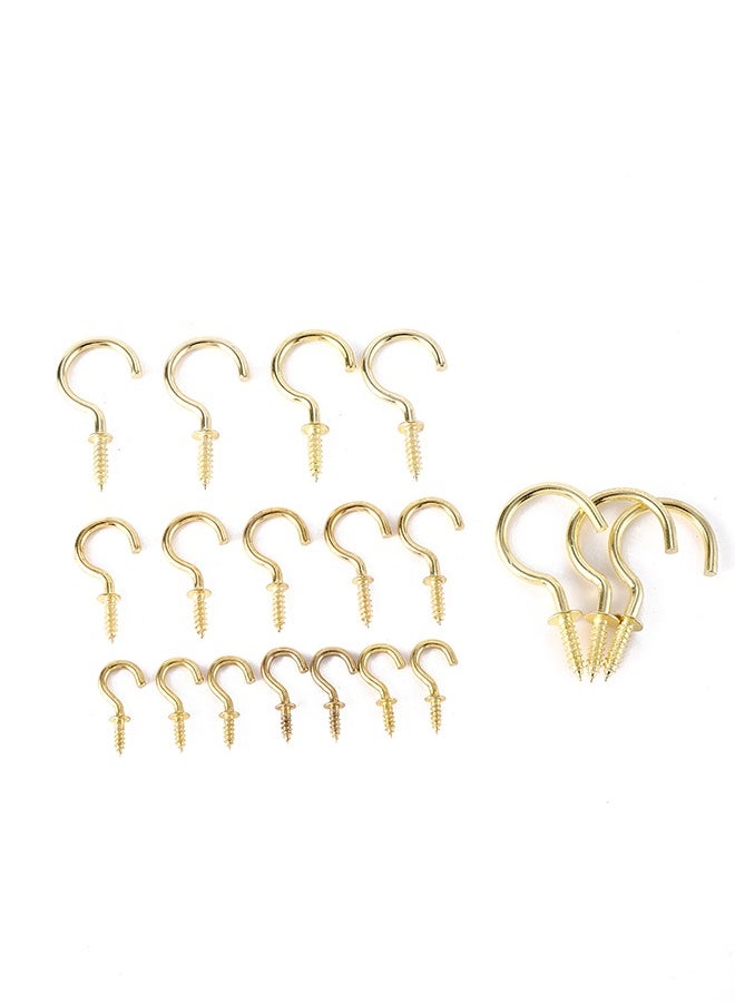 LAWAZIM - 47-Piece Hook Screws & L-Shaped Hook Screws Kit - Image 1