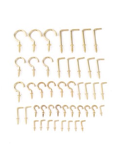LAWAZIM 47-Piece Hook Screws & L-Shaped Hook Screws Kit  - Image 4