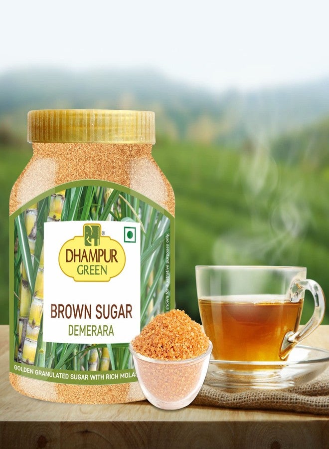 Dhampurgreen Demerara Brown Sugar, 1.6 Kg (800G X 2)| Demerara Golden Brown Sugar | Source Of Minerals | Healthier Substitute For White Sugar | Chemical Free | Sulphurless | No Preservatives - Image 3