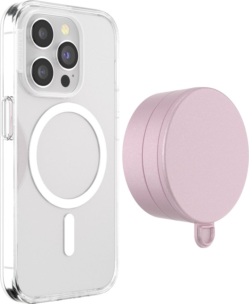 POPSOCKETS Multi-Surface Suction Phone Mount, Detachable Surface Mount, Phone Stand Compatible with MagSafe® - Dusty Rose - Image 2