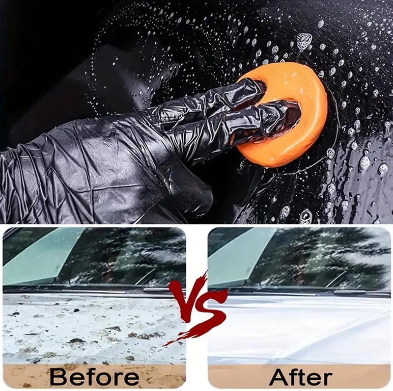 IPELY 4 Pack 100g Car Clay Bar Premium Grade, Orange Auto Detailing Magic Clay Bar Cleaner for Car Wash Car Detailing Clean Orange - Image 5