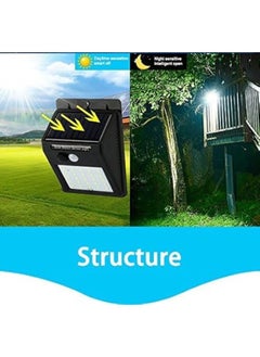 Executive LLC LED Solar Power PIR Motion Sensor Wall Light 20 LED Outdoor Waterproof Energy Saving Street Yard Path Home Garden Security Lamp  - Image 5