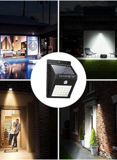 Executive LLC LED Solar Power PIR Motion Sensor Wall Light 20 LED Outdoor Waterproof Energy Saving Street Yard Path Home Garden Security Lamp  - Image 2