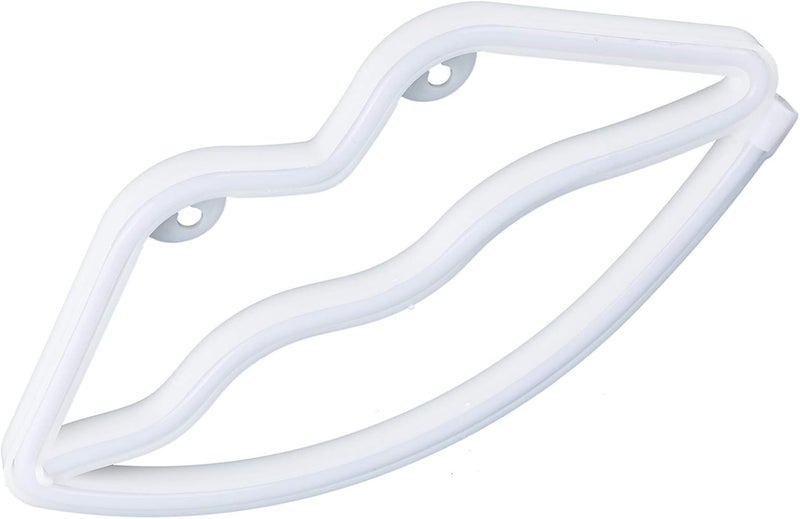 Neon Lip Shaped Decorative Light for Wedding Proposal, USBBattery Power Supply, Home Party Decor, 10.7x5.5x0.7in (Pink) - Image 3