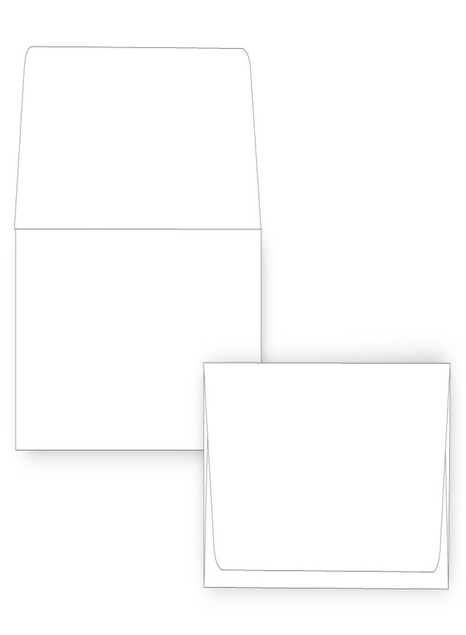 Office Express #6 3/4 Remittance Envelope - Wallet Flap - 24# White (3 5/8 x 6 1/2) (Box of 250) - Image 2