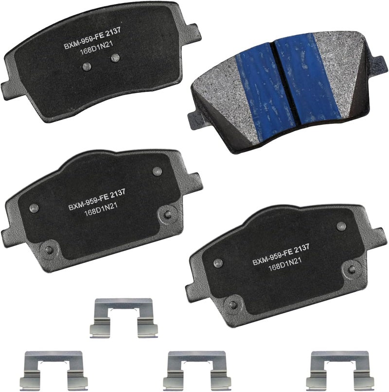 Bendix وسادات فرامل أمامية شبه معدنية SBM2137 متميزة لسيارة فولفو XC40 2022-2019 - Image 1