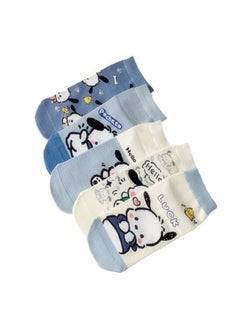 5pcs Sanrio Short Socks Pochacco Cartoon Ankle Socks for Women - Soft, Comfortable Cotton Blend, Fashionable Low-Cut Boat Socks - pzsku/ZF42809F73E97FE478E1AZ/45/_/1731397850/1bd4e0a0-310d-4cc7-a8f4-a44adccffc6d