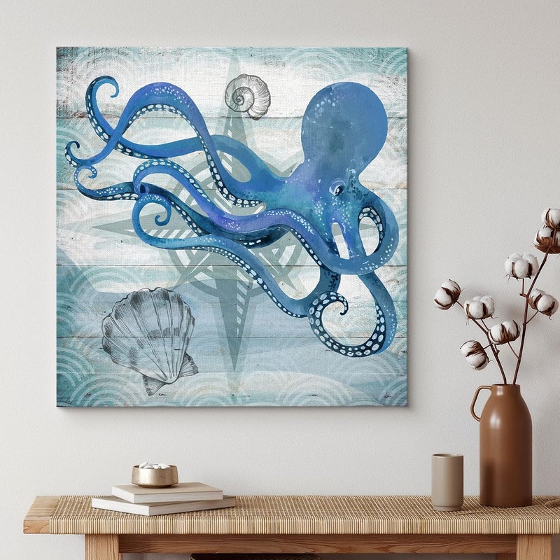 wall26 Octopus Canvas Print Wall Art - Image 2
