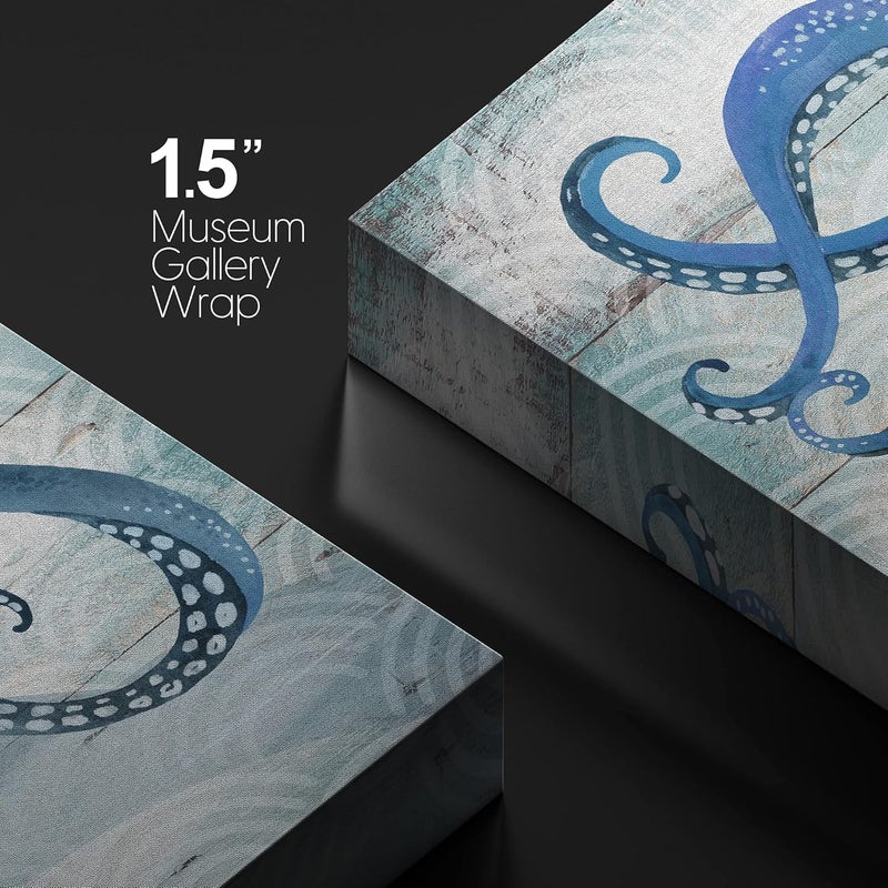 wall26 Octopus Canvas Print Wall Art - Image 4