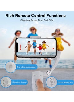 Eworld M01 Multi Function Gimbal Stabilizer Selfie Stick, Handheld Gimbal with Face Tracking and Bluetooth Control for Vlogging, Video Recording and Travel, Universal Compatibility for Smartphones  - Image 5