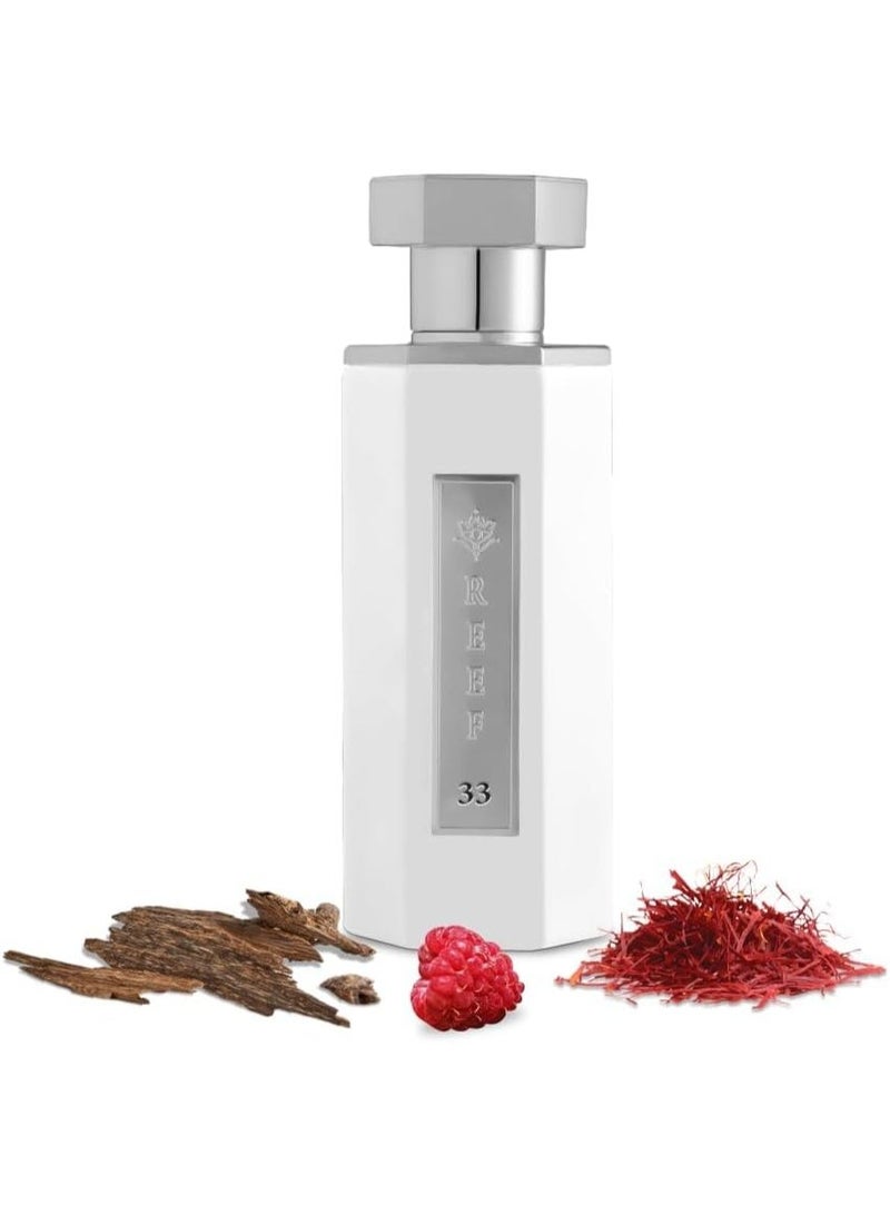 REEF 33 white perfume unisex 100 ml | Oud berries and saffron - Image 1