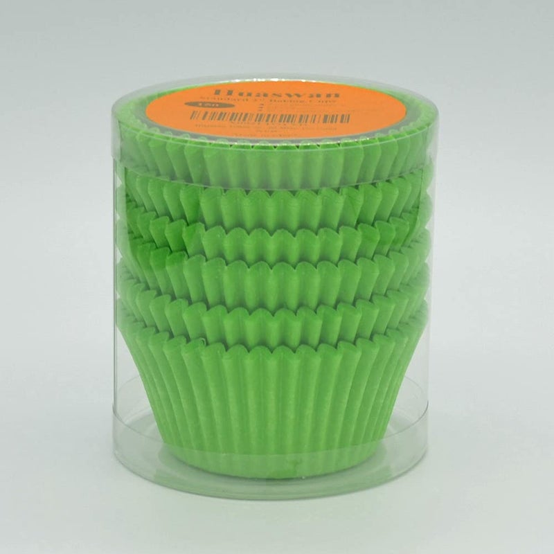 Huaswan Green Cupcake Liners Greaseproof Paper Standard Baking Cups for Party and More, 150-Count - Image 5