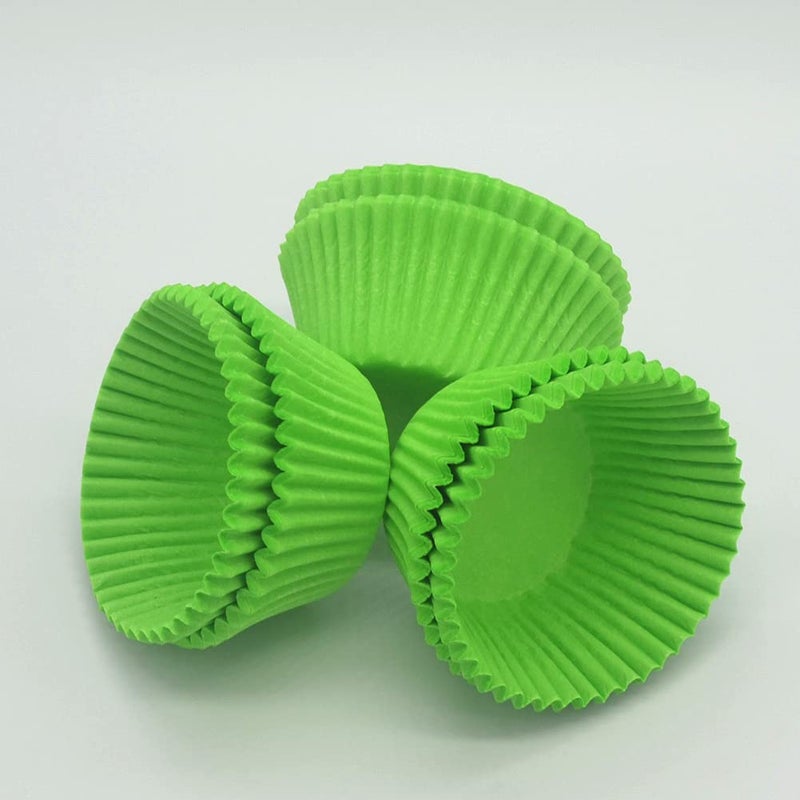 Huaswan Green Cupcake Liners Greaseproof Paper Standard Baking Cups for Party and More, 150-Count - Image 4
