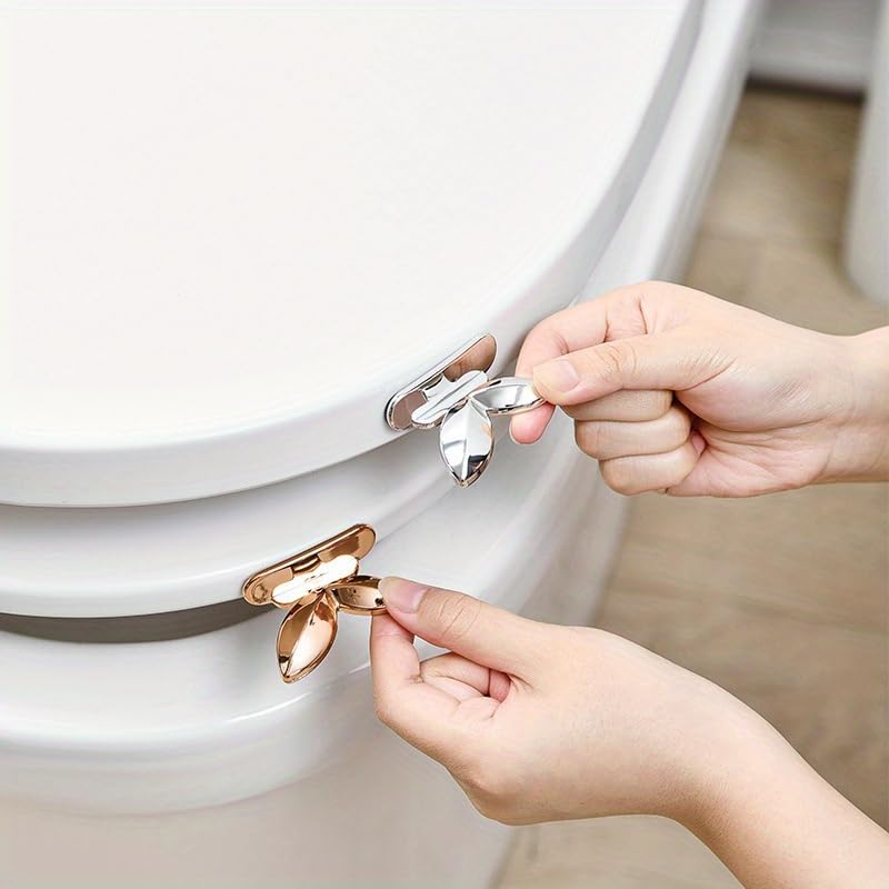 KICKZU Toilet Seat Lift Handle, Plastic Toilet Seat Lifter, Practical Toilet Seat Raiser Avoid Touching Toilet Lid, Non-Dirty Hand Toilet Opener, Household Drawer Handle, Toilet Accessories (Multicolor) - Image 1