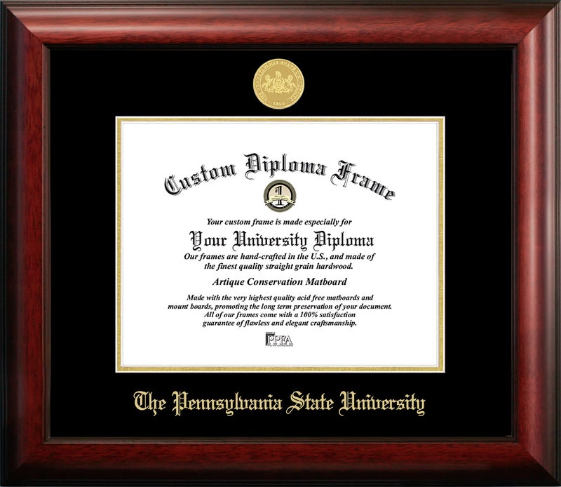 Campus Images Campus Images Penn State University Gold Embossed Diploma Frame 