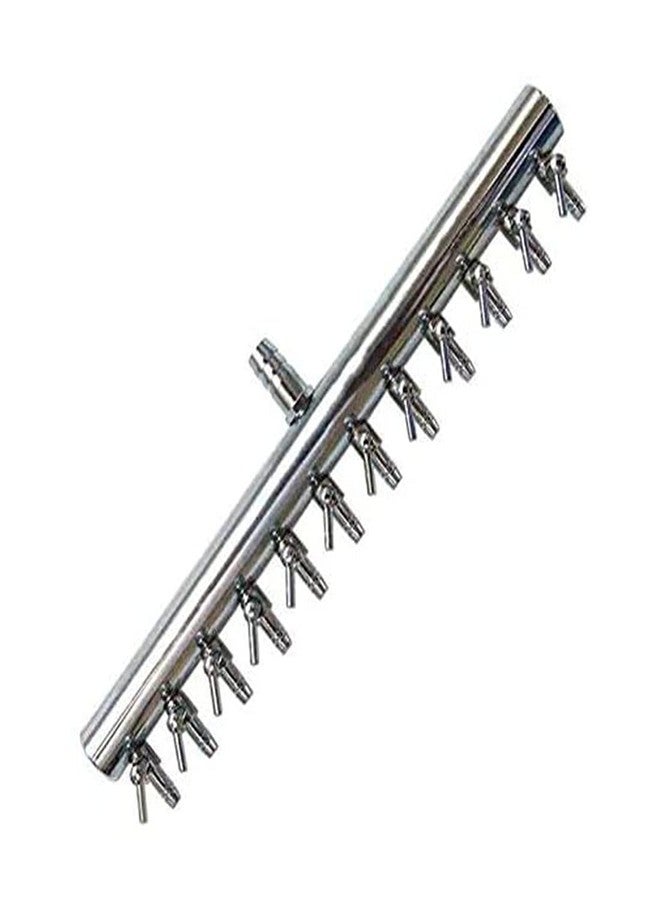 bnafes صمام هواء حوض السمك من BNAFES، مشعب خطي ذو 12 منفذًا، مضخة تدفق هواء، أنبوب موزع، صمام تحكم ذراع - Image 1