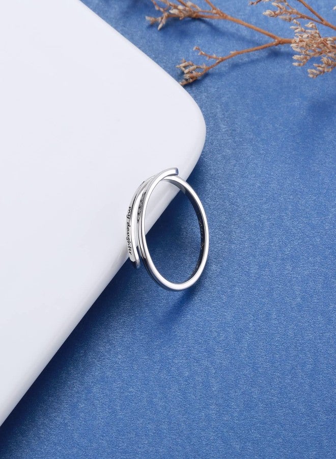 APOTIE Sterling Silver Inspirational Adjustable Rings Birthday Graduation Jewelry Gifts for Women - Image 4
