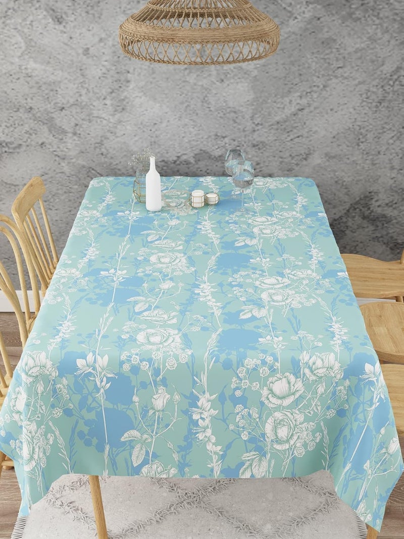 EVER HOME 100 Cotton 4 to 6 Seater Dining Table ClothTable CoverRectangular 58 inch x 88 inch Pack of 1 - Image 3