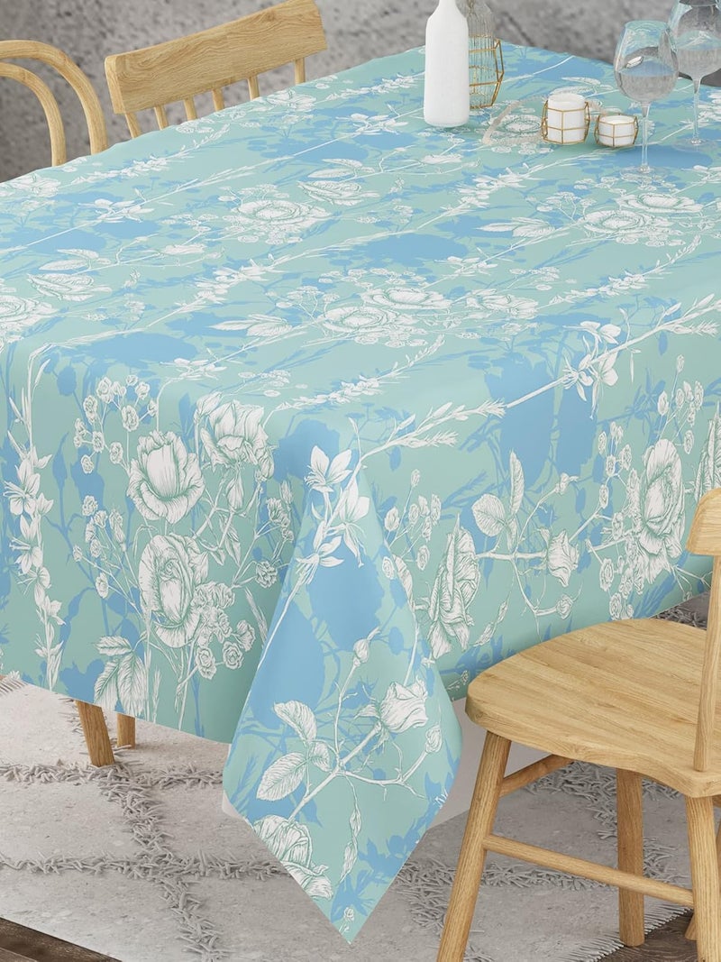 EVER HOME 100 Cotton 4 to 6 Seater Dining Table ClothTable CoverRectangular 58 inch x 88 inch Pack of 1 - Image 1