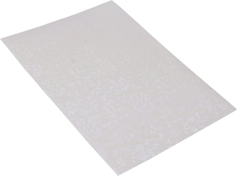 50 Sheets Holographic Cold Laminate Sheet, A4 DIY Laminating Sheets, Cuttable Scratch BOPP Film for Badge Making, Photo Post Lamination, Graphic Framing (Type 1) - Image 4