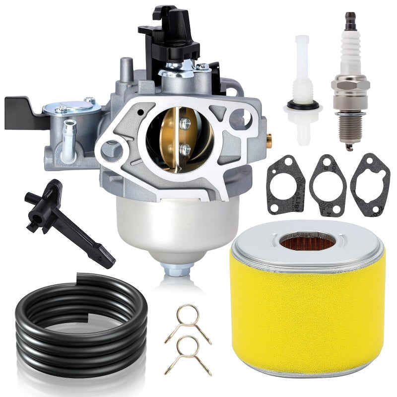 Powtol GX390 13HP Carburetor for Honda GX 390 Engines Pressure Washer Replace 16100-ZF6-V01 16100-Z5T-901 with 17210-ZE3-505 Air Filter