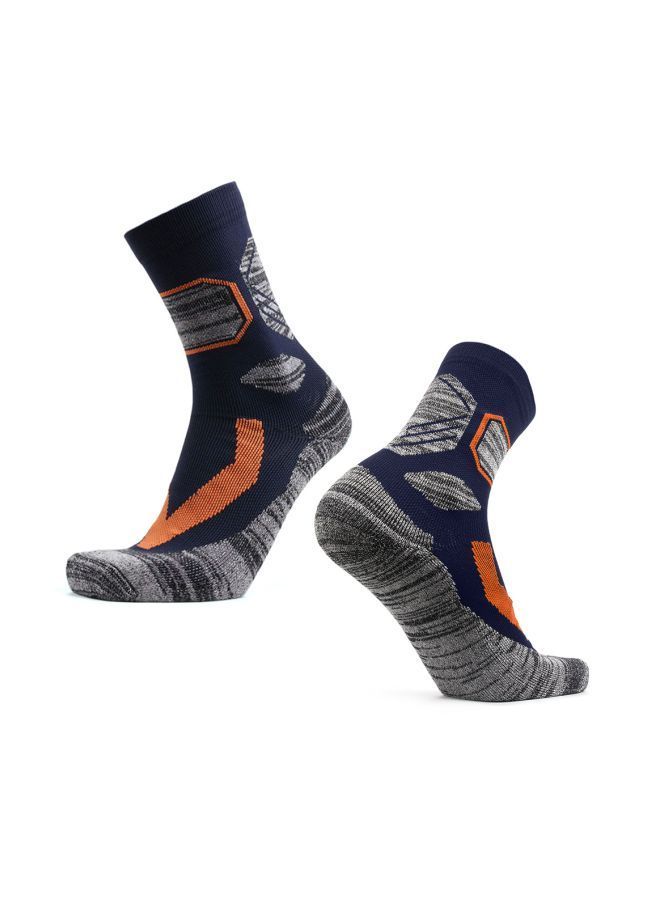 NIBEMINENT Pair Of 3 Thermal Cotton Trekking Socks One Size  - Image 3