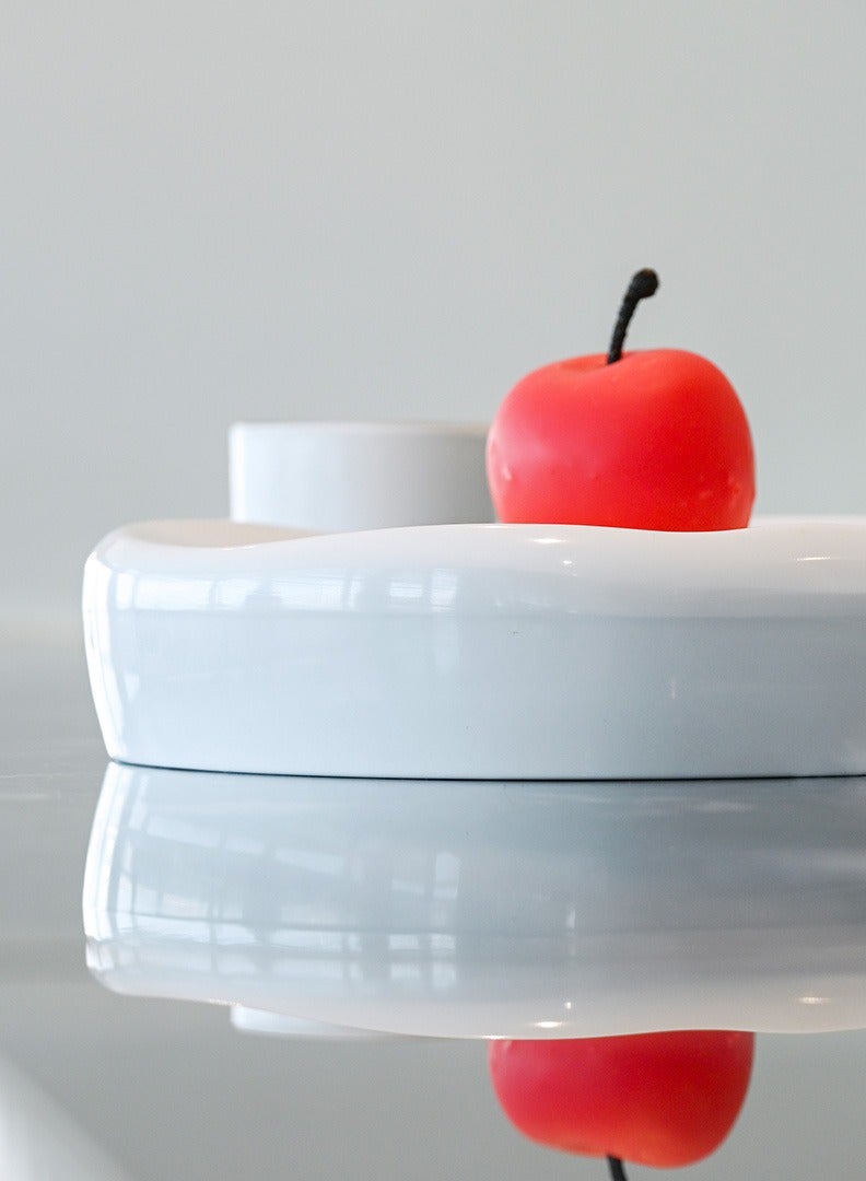 Baci milano Set of 2 Melamine Gourmet Plates High 23x5.5 cm Satellite Baci Milano - Image 3