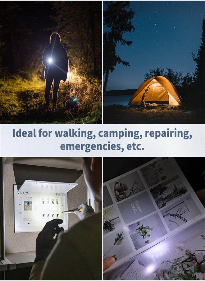 Excefore EXCEFORE, 7 Pack LED Flashlight Keychain, Mini Keychain Light 14 Lumen Portable Ultra Bright, Battery Powered Key Ring Torch for Outdoor Camping Hiking and Emergency Lighting  - Image 5