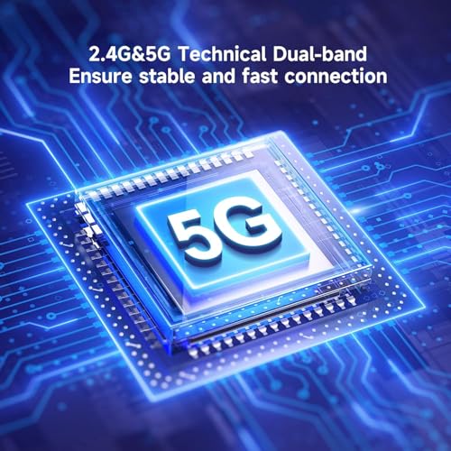 MICROWARE 50 Meters Wireless HDMI Transmitter and Receiver, Plug & Play Portable 2.4G/5G Wireless HDMI Extender Kit for Desktop,PC,TV Box, P5/4 to TV/Monitor/Projector - Image 2