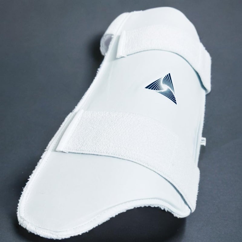 CONSTANT Player Edition Cricket Thigh Pad (Leather) (White, Men Size, Left Handed) - Image 2