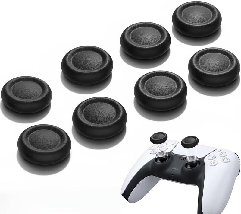 Ferkurn Replacement Thumb Grips Cap Compatible with PS5/4 Controller Edge Accessories, Anti-Slip Anti-Stickiness Anti-Scratch Joystick Caps Controller Thumbstick Grips Replacement Button, Repair Part - Image 1
