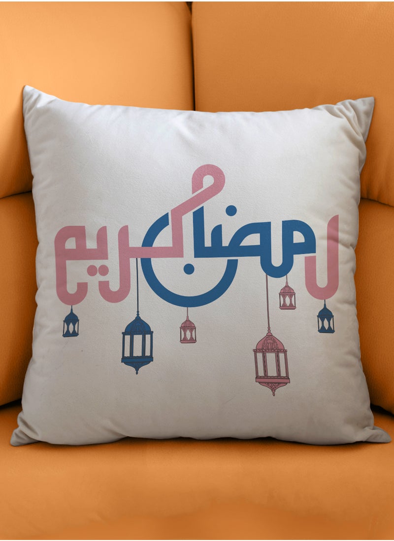 LOWHA - Polyester Pillowcase Cushion Cover with Ramadan Kareem Design - Image 1