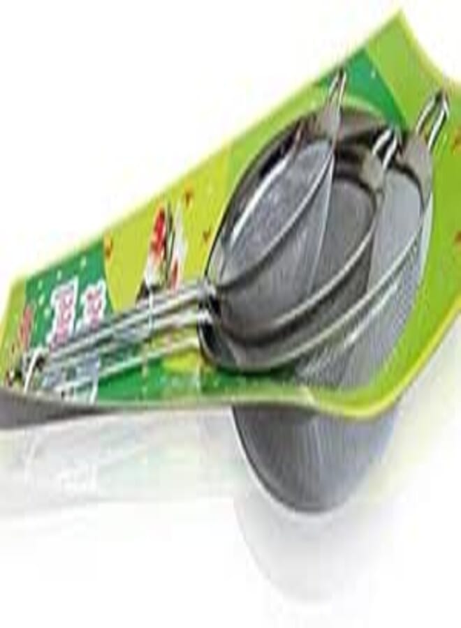 Spaceshoop STAINLESS STEEL STRAINER SET 3Pcs (SMALL)5643454218