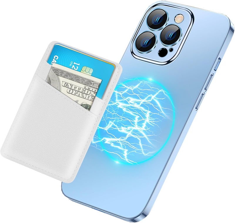 TERRIFI Magnetic Phone Wallet, Soft PU Leather Slim Card Holder, Unisex Wallet Compatible with iPhone - Image 1