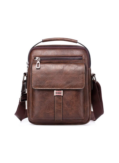 Shoulder Bag Men's Crossbody Manbag Leather Messenger Casual Handbags Side Satchel Sling Travel Flight Bags Cross Leather Sport Bags for Men Working Shopping Business Travel Daily