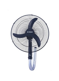 Fresh Fresh Shabah Wall Fan With Remote Control, 18 Inch - Black  - Image 1