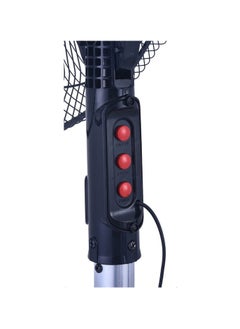 Fresh Fresh Shabah Wall Fan With Remote Control, 18 Inch - Black  - Image 3