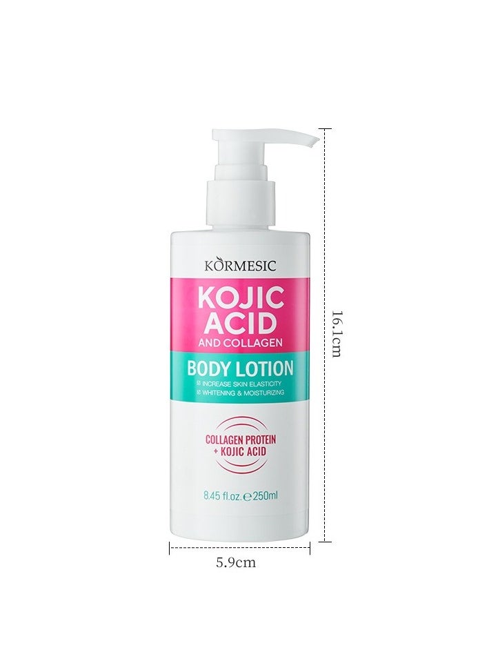 Kormesic Kojic Acid Collagen Body Lotion 250ml | Moisturizing Repair, Even Skin Tone  - Image 1
