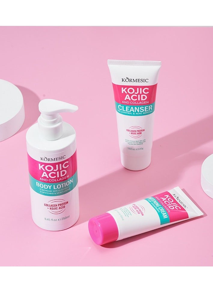 Kormesic Kojic Acid Collagen Body Lotion 250ml | Moisturizing Repair, Even Skin Tone  - Image 2