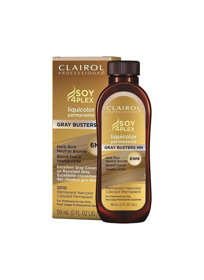 CLAIROL PROFESSIONAL - Permanent Liquicolor For Blonde Hair Color 6Nn Dark Neutral Blonde 2 Oz - Image 1