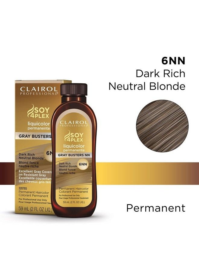 CLAIROL PROFESSIONAL - Permanent Liquicolor For Blonde Hair Color 6Nn Dark Neutral Blonde 2 Oz - Image 1