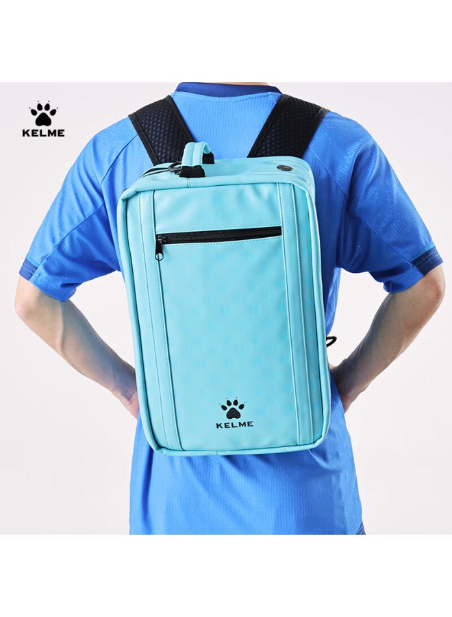 Kelme Football Training Equipment Bag Student Large Capacity Multi-layer Bag For Football Shoes Double Shoulder Storage Bag Lake Blue Universal Size - Image 4