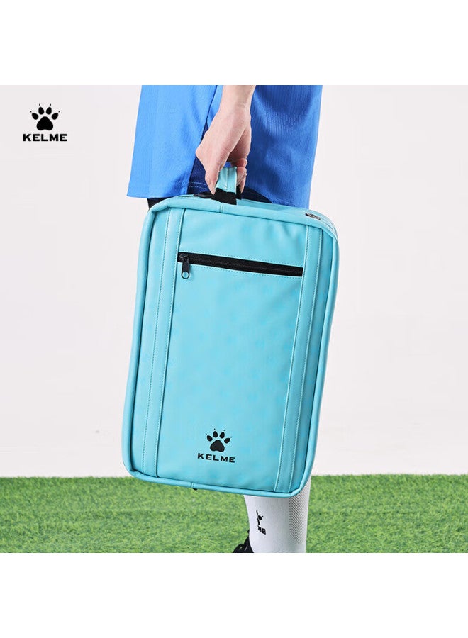 Kelme Football Training Equipment Bag Student Large Capacity Multi-layer Bag For Football Shoes Double Shoulder Storage Bag Lake Blue Universal Size - Image 2