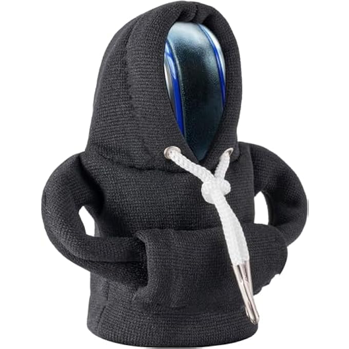 rayihni Car Gear Shift Cover Fashionable Sweater Design Winter Warm Shift Knob Cover Soft Shift Knob Cover Decor Auto Interior Accessories Good Protective Effect and Fashionable - Image 1