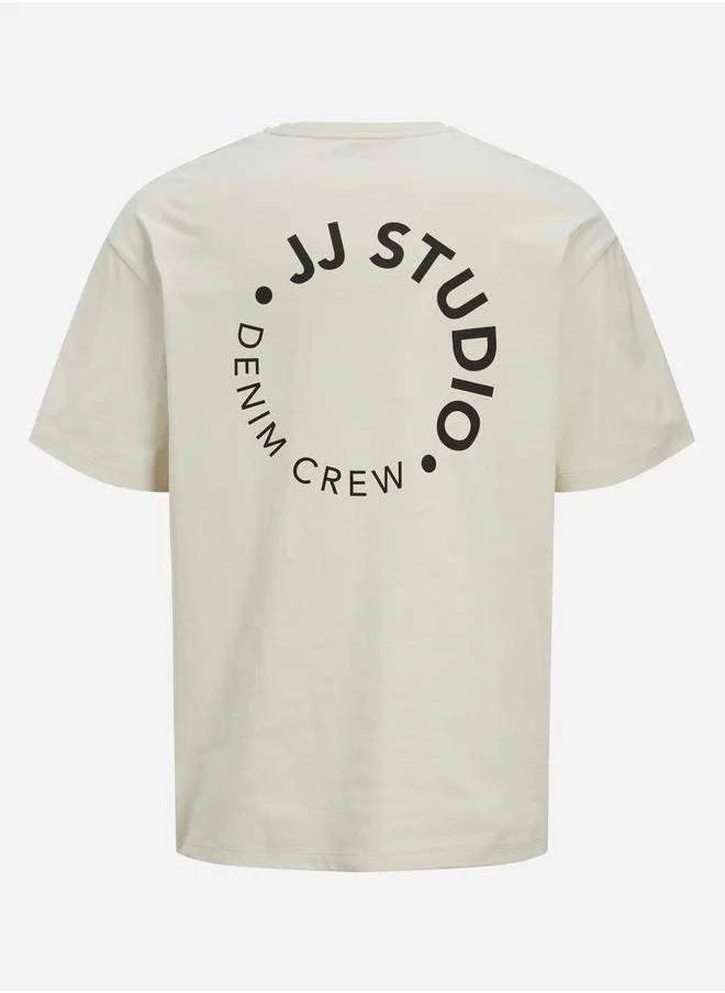 JACK & JONES Jack & Jones Slogan Print Crew Neck T-Shirt