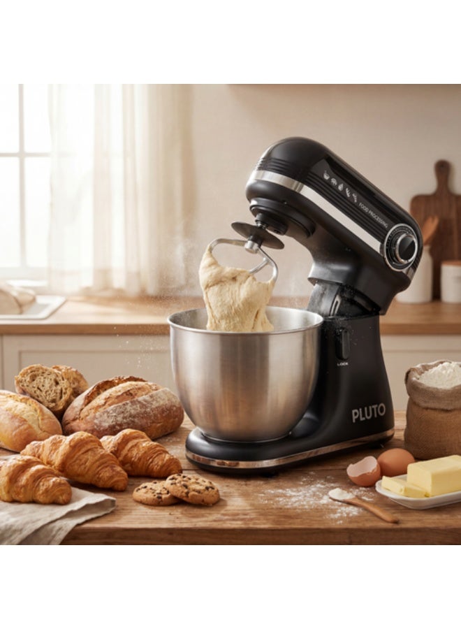 Pluto Stand Mixer, 7L, Stainless Steel, 1500W, 12 Speeds - Image 2