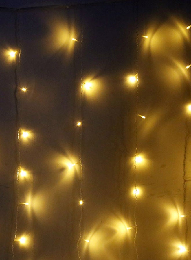 NIBEMINENT Droop Curtain Icicle String Lights Warm White 1meter  - Image 3